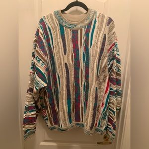 3D Coogi, vintage sweater size xl.